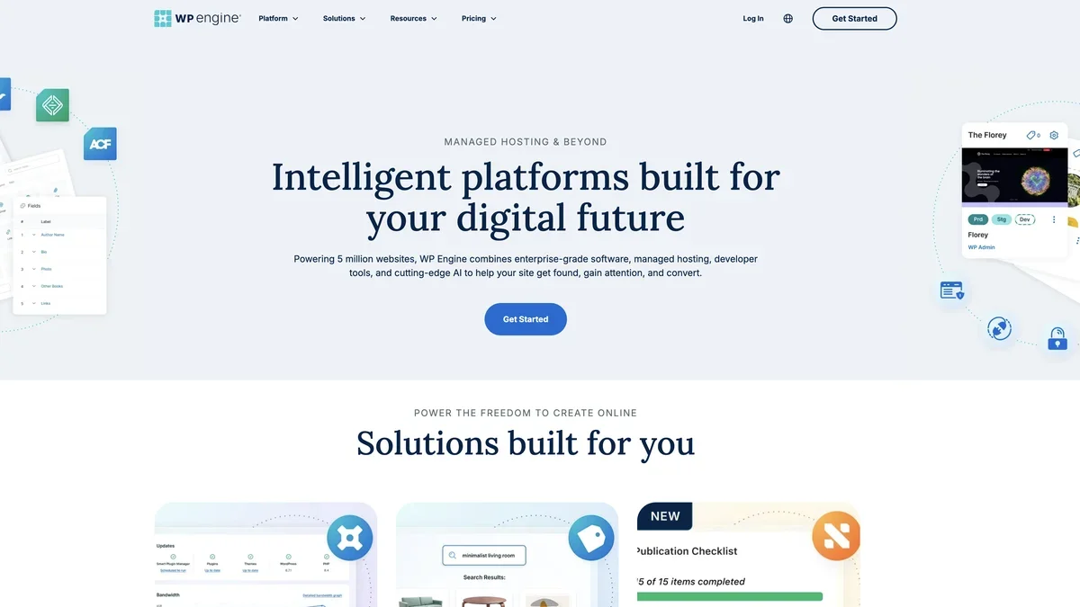 WP Engine screenshot