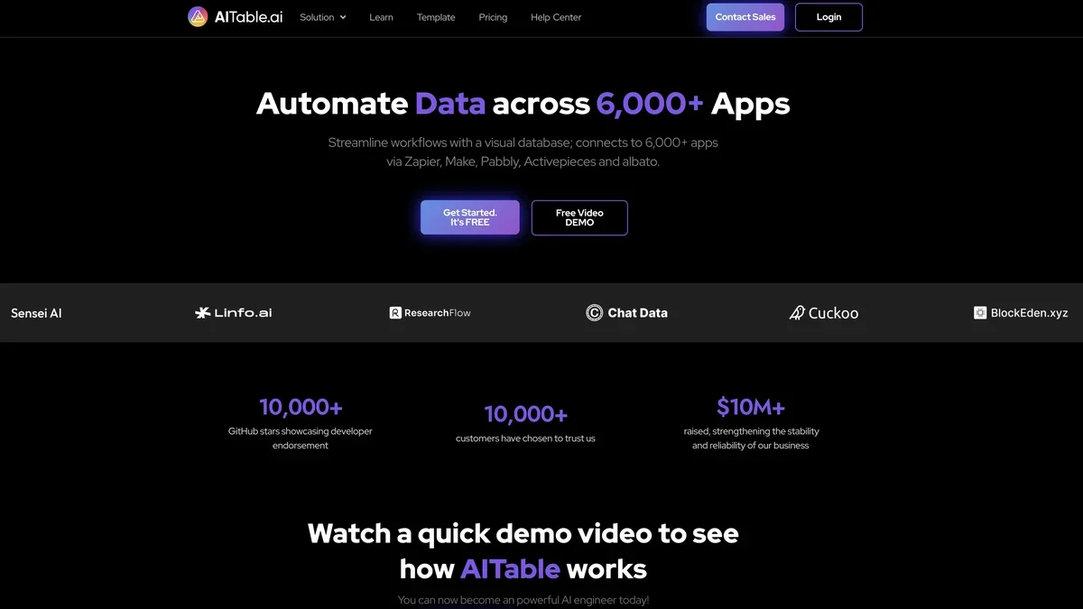 AITable.ai screenshot